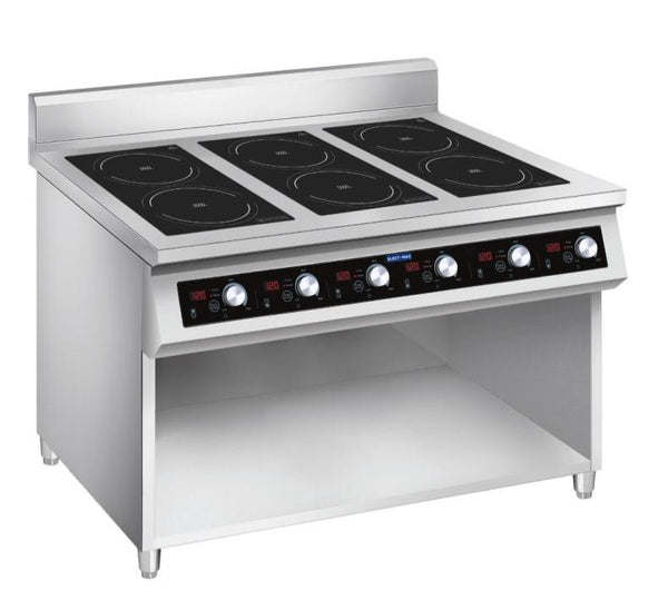 Induction Cooktop, F.E.D, EIC7-1200P, 6 Burner, with Splashback