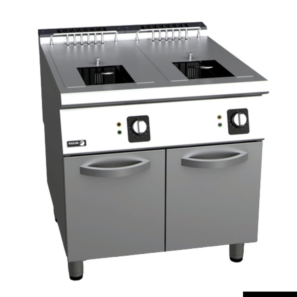 F.E.D F-E9221 Fagor Kore 900 Electric Fryer with 2x21L Tank and 4 Baskets