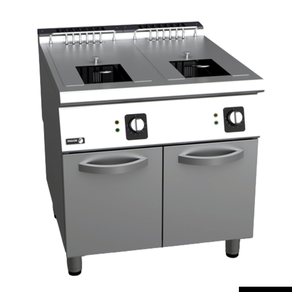 F.E.D F-E9221 Fagor Kore 900 Electric Fryer with 2x21L Tank and 4 Baskets