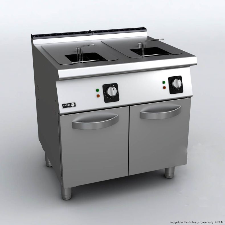 F.E.D F-G7215 Fryer Fryer with 2x15L Tank and 2 Baskets