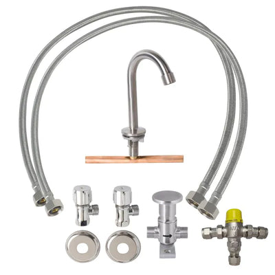 3monkeez P-PTKNEEKIT-T Foot Operated Kit With Tempering Valve