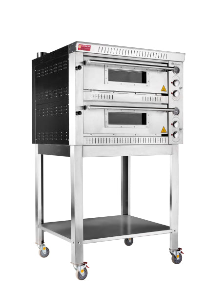 Fornitalia MG2 70/70 I Mono Block I Double Deck I Professional Pizza Ovens I Pizza Oven