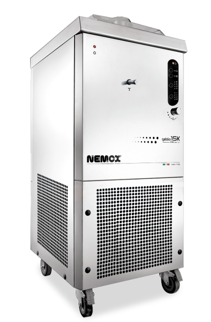 Nemox GELATO 15K CREA I-GREEN I Standing Fridge Freezer I Commercial Ice Cream Machine I Gelato Batch Freezer I Batch Freezer I Ice Cream Machine