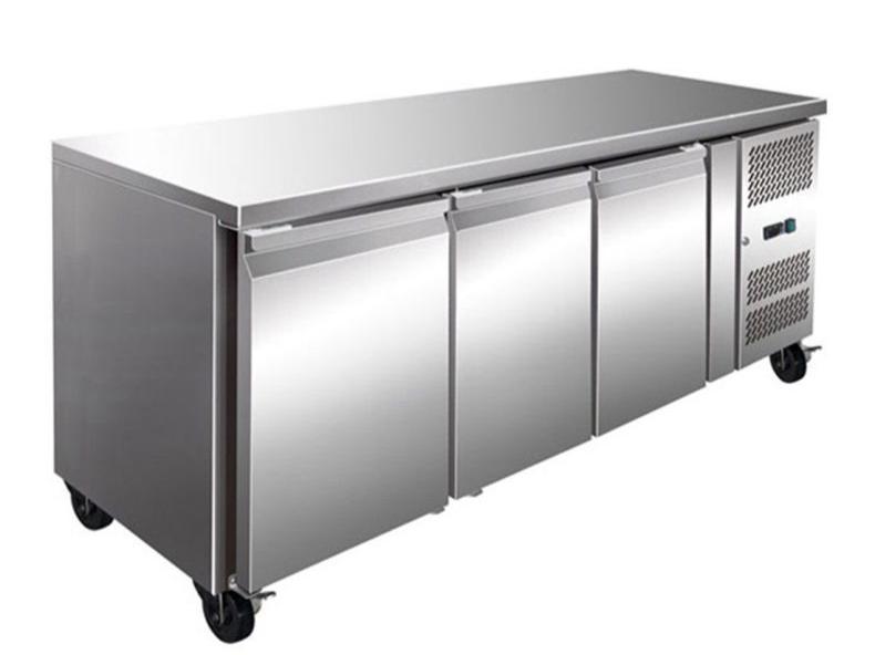 3 Door Freezer, F.E.D, GN3100TN, Tropicalised, Gastronorm, Workbench Fridge