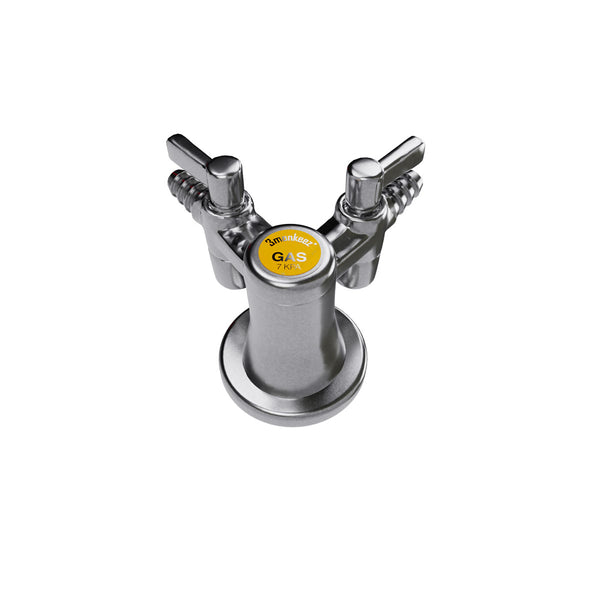 3monkeez GT-T40S Gas Turret - Type 40 - 2 Way 90° Straight