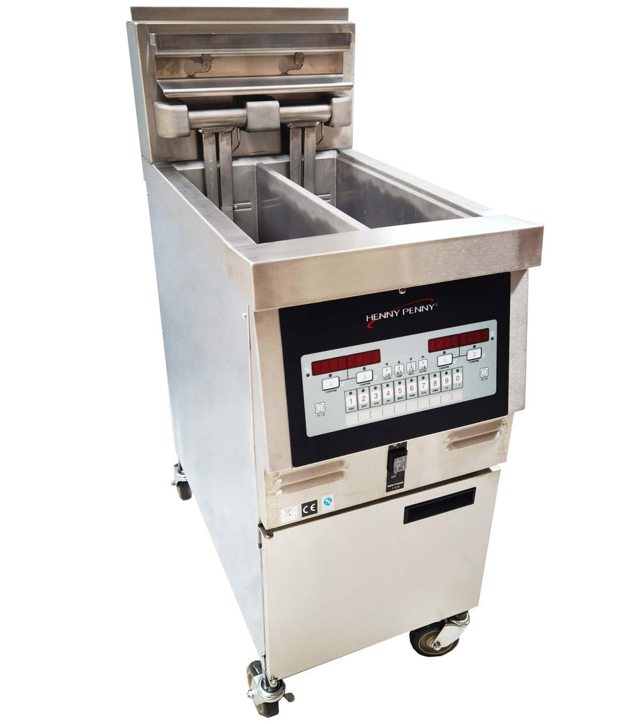 Henny Penny GVE071F | Single Well Low Oil Volume Open Fryer | Electric