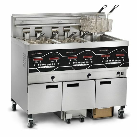 Henny Penny EEG243 - FFF | Three Well Evolution Elite Open Fryer | Gas