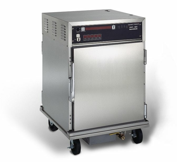 Henny Penny HHC 993 PT-VCDT-DT | Half Size Heated Holding Cabinet with Automatic Humidity Control | Pass Through | On Castors