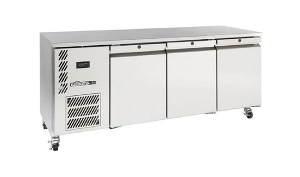 Williams Refrigeration HO3USSHC Opal 3 Door Stainless Steel Under Counter Fridge