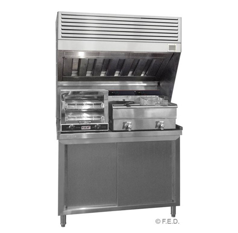 F.E.D HOOD1500A I Bench Top I Filtered Cooker Hood I Filtered Hood