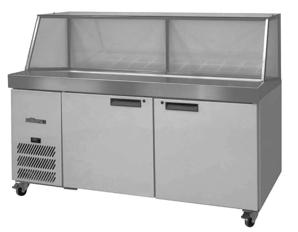 Williams Refrigeration HSP30UBASS Banksia - 2 Door Stainless Steel Preparation Counter Fridge