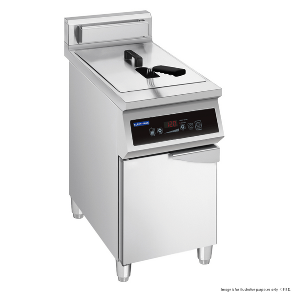 F.E.D IFS7-30L I Induction Deep Fryer I Single Fryer I with Splashback