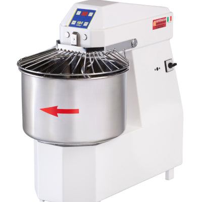 ABP Atlas 2200/S38T | IGF 2200T | Spiral Dough Mixer I Mixer with Timer I Commercial Dough Mixer