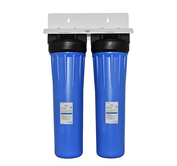 Xsential I XBB20-TWX I Housing System I1" Ports I Big Blue House I Water Filter I Dual Check Valve