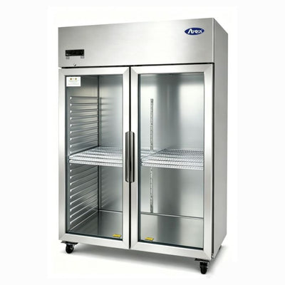 Atosa JCF80RSGR | Double Glass Door Display Freezer | 1090L