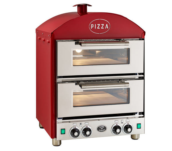 King Edward PK2/RED I Pizza Oven I Double Deck Pizza Oven I with Cordierite I Stone Base Oven
