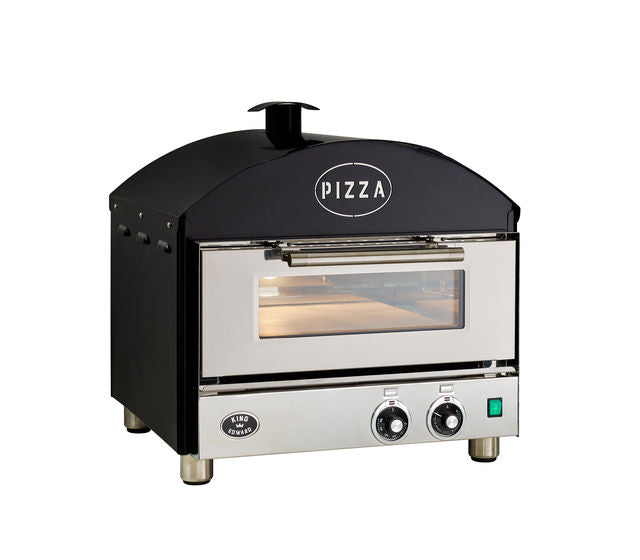King Edward PK1/BLK I Pizza Oven I with Heated I Cordierite I Stone Base Oven
