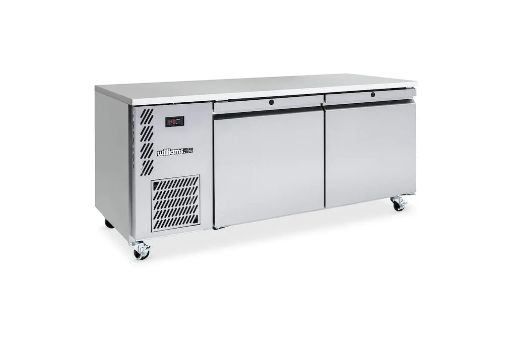 Williams Refrigeration LE2USS Emerald 2 Door Stainless Underbench Freezer