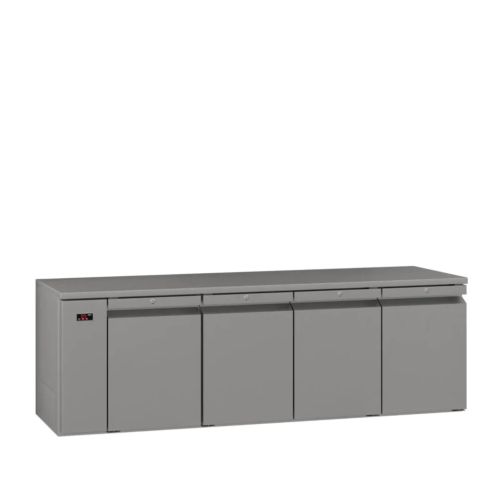 Williams Refrigeration LO4RSS Opal | 4 Door | Stainless Steel | Remote Undercounter Storage Freezer
