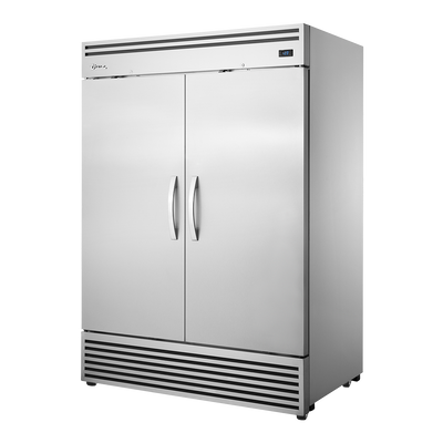 True Refrigeration TGN-2F-2S 2/1 GN Upright Foodservice Freezer | 2 Full Solid Swing Door