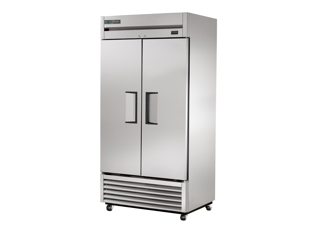True Refrigeration T-35-HC Upright Foodservice Refrigerator | 2 Full Solid Swing Doors | 632 Litres