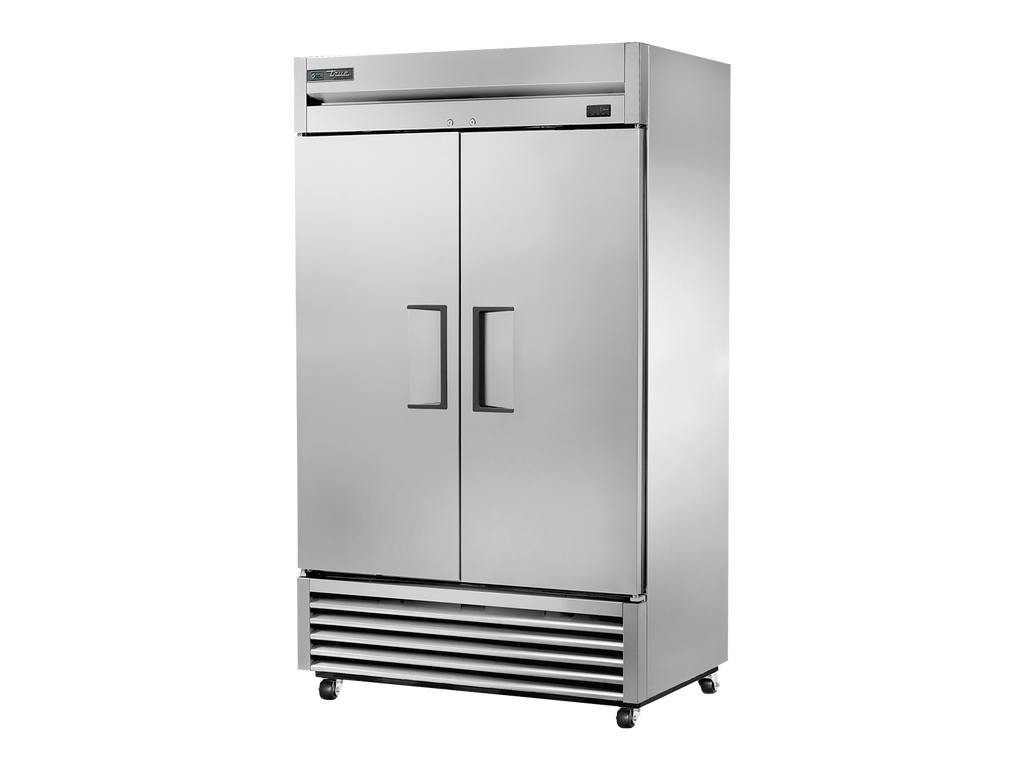 True Refrigeration T-43-HC Upright Foodservice Refrigerator | 2 Full Solid Swing Doors | 768 Litres