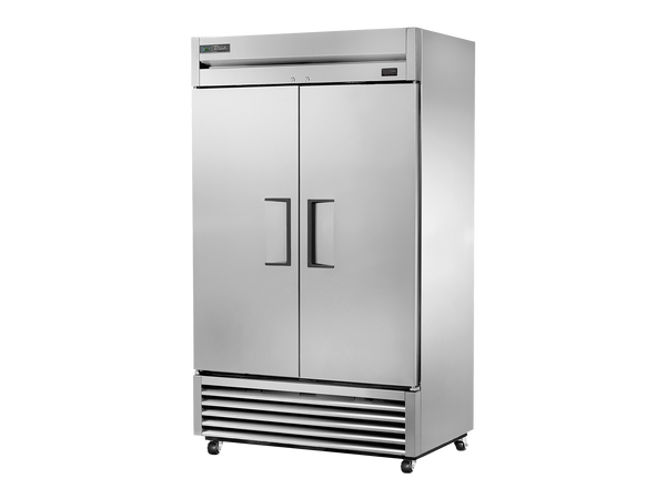 True Refrigeration T-43-HC Upright Foodservice Refrigerator | 2 Full Solid Swing Doors | 768 Litres