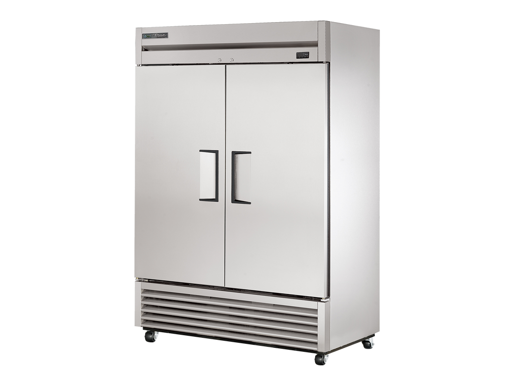 True Refrigeration T-49-HC Upright Foodservice Refrigerator | 2 Full Solid Swing Doors | 914 Litres