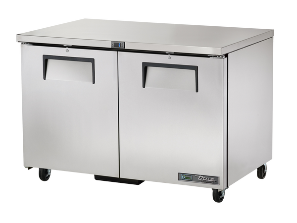 True Refrigeration TUC-48-HC Undercounter Foodservice Refrigerator | 2 Solid Swing Doors | 278 Litres