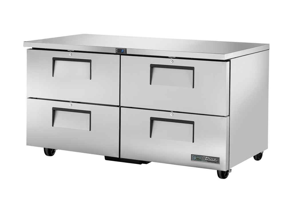 True Refrigeration TUC-60D-4-HC Undercounter Foodservice Refrigerator | 4 Drawers | 78 Litres