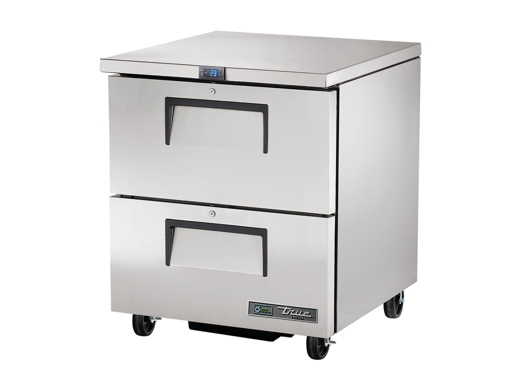True Refrigeration TUC-27F-D-2-HC Undercounter Foodservice Freezer | 2 Drawers | 39 Litres