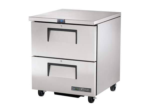 True Refrigeration TUC-27F-D-2-HC Undercounter Foodservice Freezer | 2 Drawers | 39 Litres