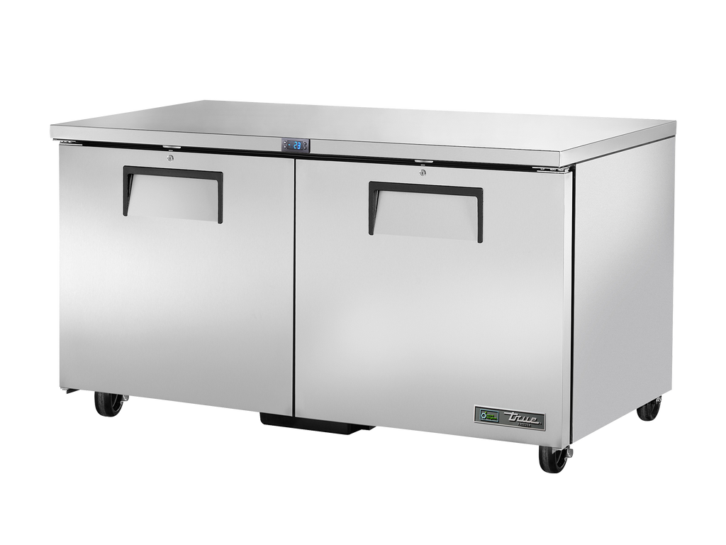 True Refrigeration TUC-60F-HC Undercounter Foodservice Freezer | 2 Solid Swing Doors | 375 Litres