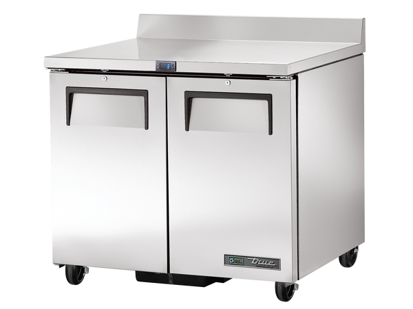 True Refrigeration TWT-36-HC Worktop Counter Refrigerator | 2 Solid Swing Doors | 200 Litres