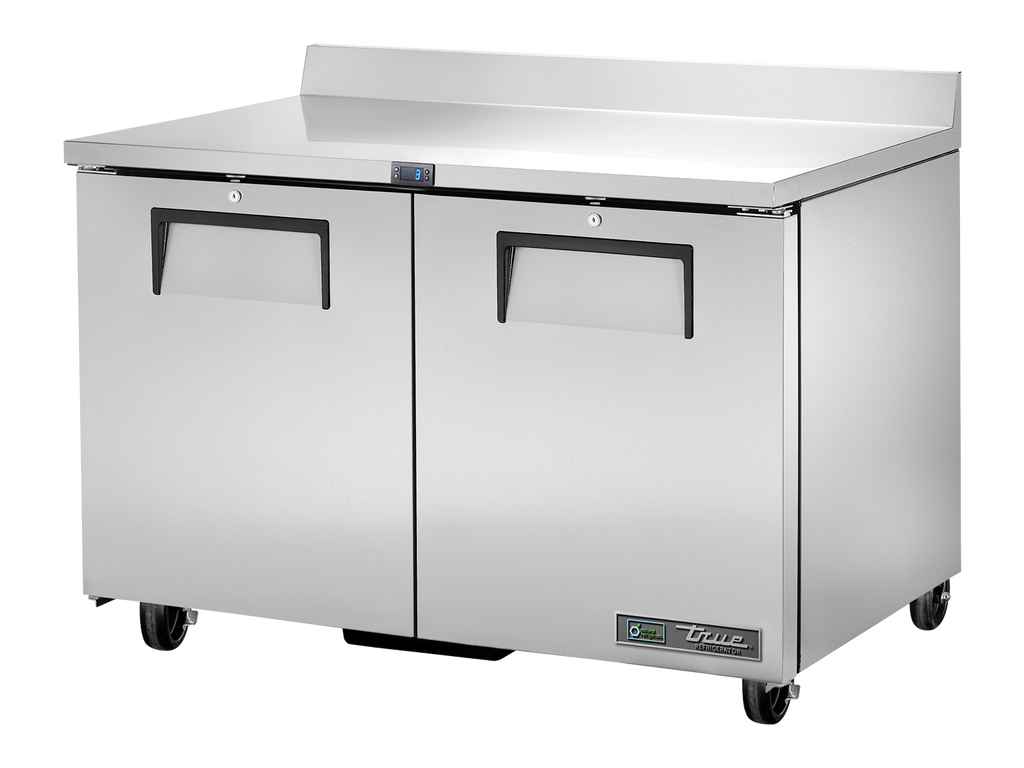 True Refrigeration TWT-48-HC Worktop Counter Refrigerator | 2 Solid Swing Doors | 278 Litres
