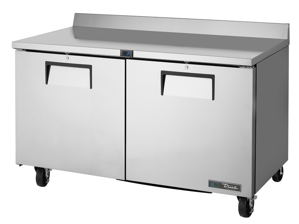 True Refrigeration TWT-60-HC Worktop Counter Refrigerator | 2 Solid Swing Doors | 375 Litres
