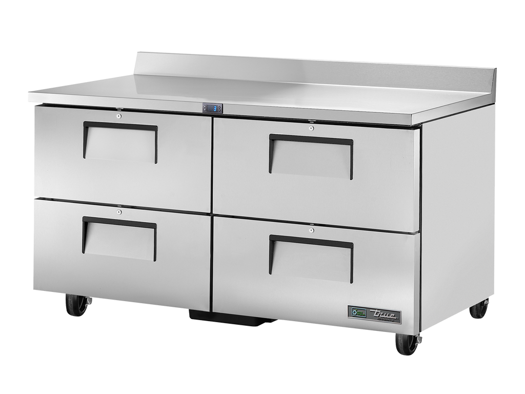 True Refrigeration TWT-60D-4-HC Worktop Counter Refrigerator | 4 Drawers | 78 Litres
