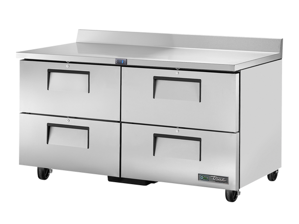 True Refrigeration TWT-60D-4-HC Worktop Counter Refrigerator | 4 Drawers | 78 Litres