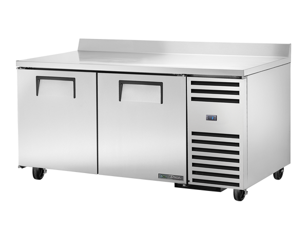 True Refrigeration TWT-67-HC Deep Worktop Counter Refrigerator | 2 Solid Swing Door | 484 Litres