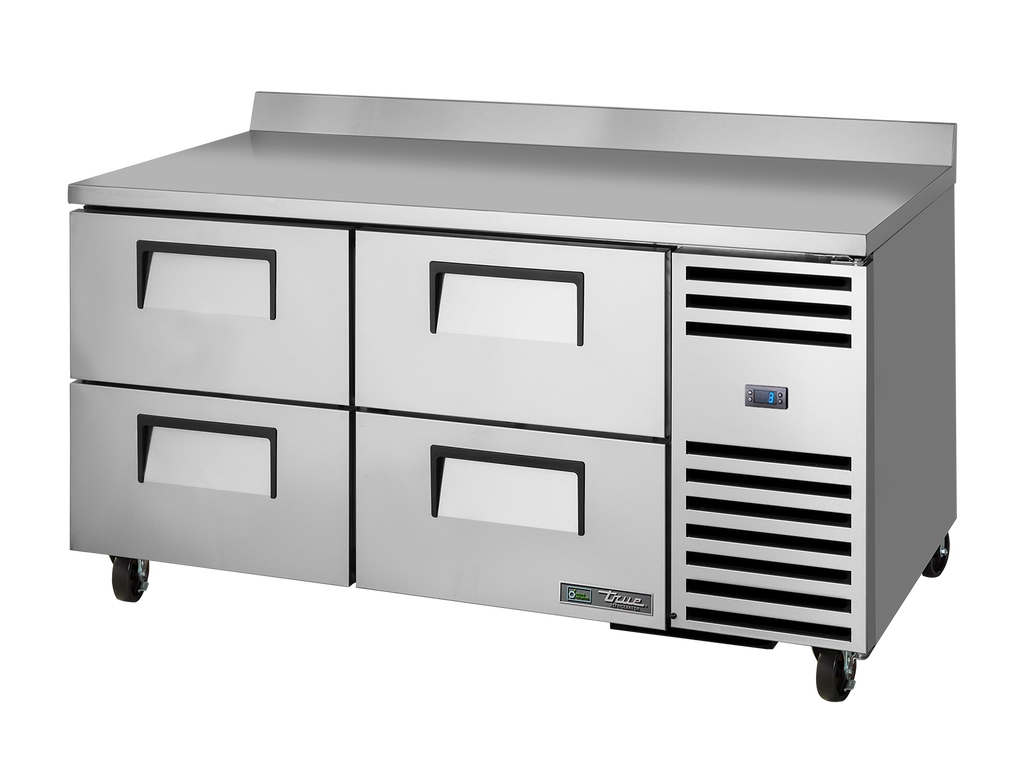 True Refrigeration TWT-67D-4-HC Deep Worktop Counter Refrigerator | 4 Drawers | 205 Litres