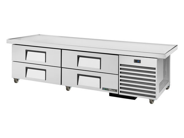 True Refrigeration TRCB-79-86-HC Under-Equipment Refrigerator | 4 Drawers | Extended top | 104 Litres