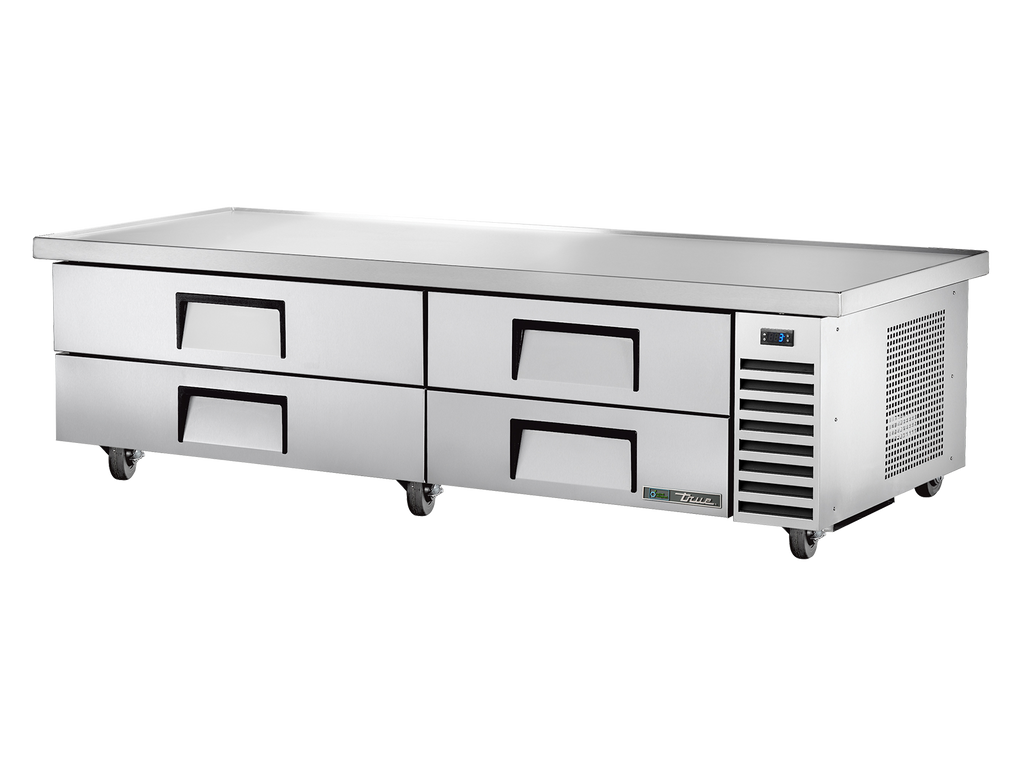 True Refrigeration TRCB-82-86-HC Under-Equipment Refrigerator | 4 Drawers | Extended Top | 130 Litres