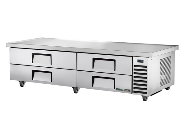 True Refrigeration TRCB-82-86-HC Under-Equipment Refrigerator | 4 Drawers | Extended Top | 130 Litres