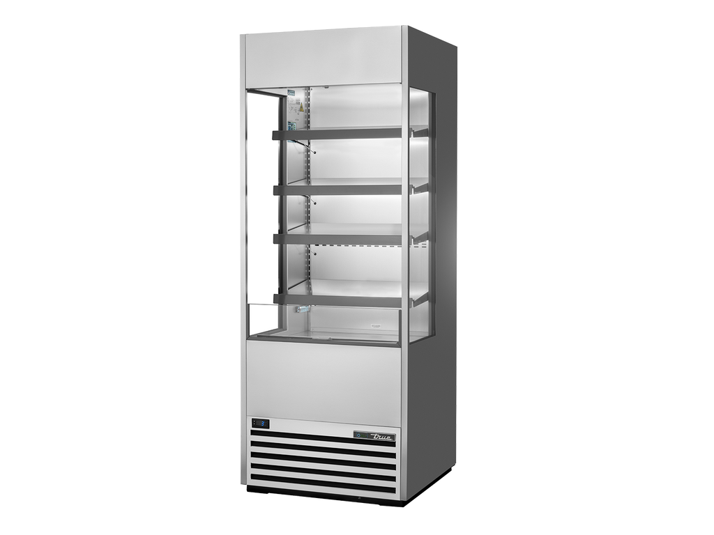 True Refrigeration TOAM-30GS-HC~NSL01 Upright Open Multideck Refrigerator with Glass Sides | 328 Litres