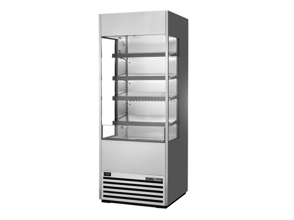 True Refrigeration TOAM-30GS-HC~NSL01 Upright Open Multideck Refrigerator with Glass Sides | 328 Litres