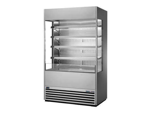 True Refrigeration TOAM-48GS-HC~NSL01 Upright Open Multideck Refrigerator with Glass Sides | 547 Litres