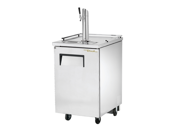 True Refrigeration TDD-1-S-HC Bar Refrigerator | Direct Draw Beer Dispenser | 1 Solid Swing Door | Stainless Steel | 227 Liters