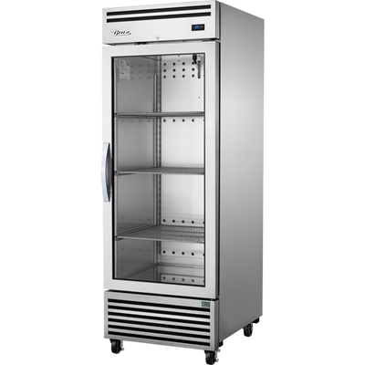 True Refrigeration TGN-1R-1G RH 2/1 GN Upright Foodservice Refrigerator | 1 Glass Swing Door | Right Door Opening