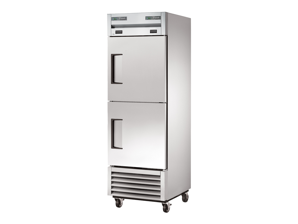 True Refrigeration T-23DT-HC Upright Foodservice "Dual Temperature" Cabinet | 2 Half Solid Swing Doors | 356 Litres