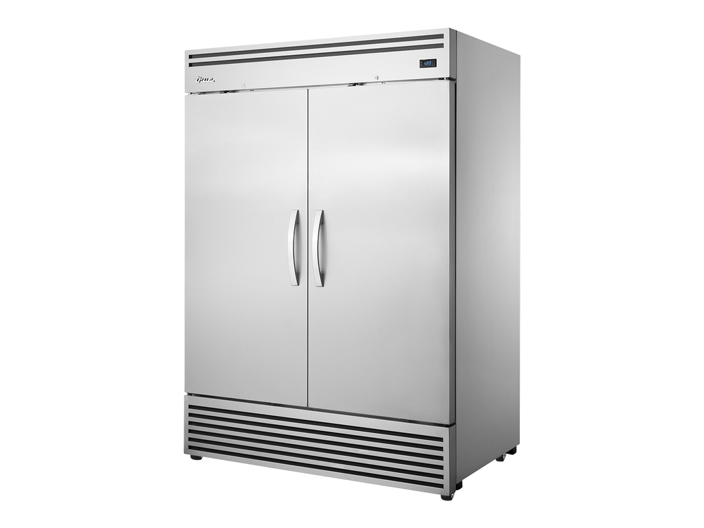 True Refrigeration TGN-2F-2S 2/1 GN Upright Foodservice Freezer | 2 Full Solid Swing Door